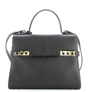 Delvaux GM Tempete Top Handle Bag Leather